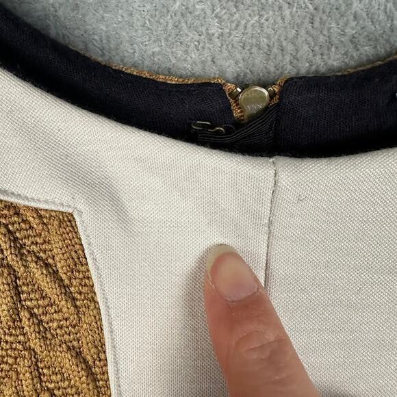 Maeve Anthropologie Dress Womens 2 Petite Cable Knit Sleeveless Preppy Career - Picture 5 of 15